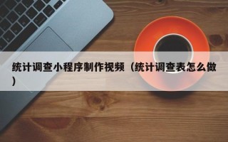 抚州统计调查小程序制作视频（统计调查表怎么做）