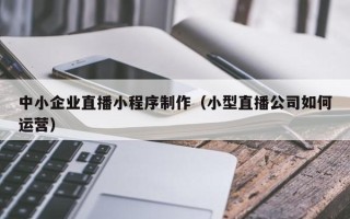 抚州中小企业直播小程序制作（小型直播公司如何运营）